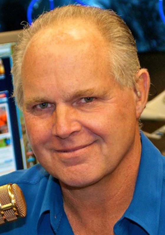 Rush Limbaugh at his Palm Beach, Fla. radio studio, Sept., 2009.