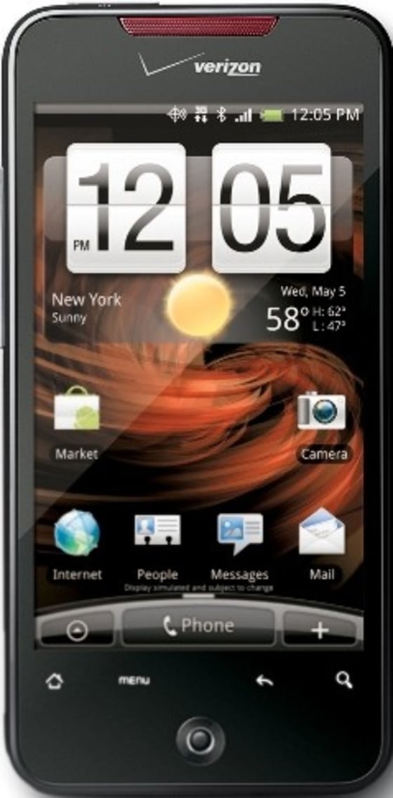 HTC's Droid Incredible is among the Android-based phones that are gaining in popularity and taking market share away from Apple's iPhone.