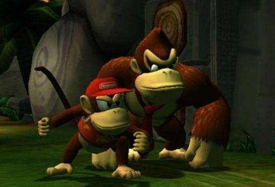 Donkey Kong's forthcoming game - "Donkey Kong Country Returns" - keeps one ape-sized foot in the past and one in the present.