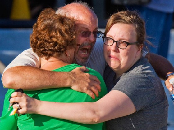 As many as 12 people were killed and 50 injured at a shooting at the Century 16 movie theatre in Aurora, Colo. early Friday during the showing of the latest Batman movie.