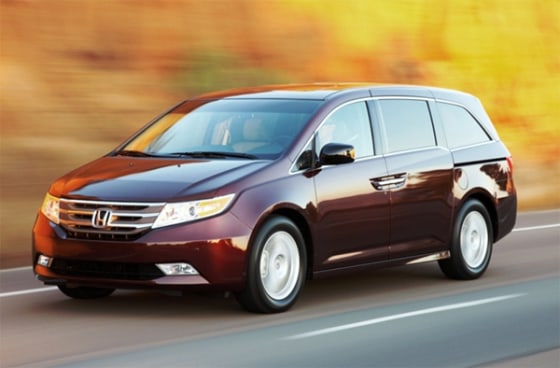 Only two minivans, including the Honda Odyssey shown here, made this year's list.