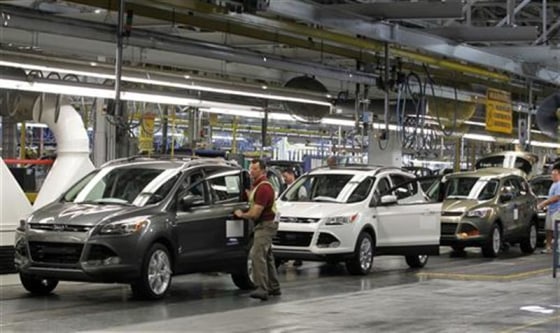 A Ford assembly plant in Louisville, Ky.