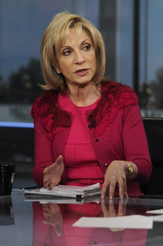 MEET THE PRESS -- Pictured: Andrea Mitchell, Host, Andrea Mitchell Reports, appears on