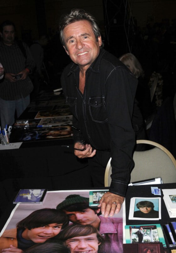 BURBANK, CA - FEBRUARY 11: Singer Davy Jones attends the Hollywood Show held at Burbank Airport Marriott on February 11, 2012 in Burbank, California. (Photo by Albert L. Ortega/Getty Images)