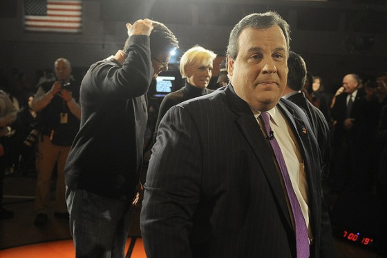 New Jersey Gov. Chris Christie was on hand this morning at Fort Lee High School in Fort Lee, New Jersey for a town hall meeting on education.