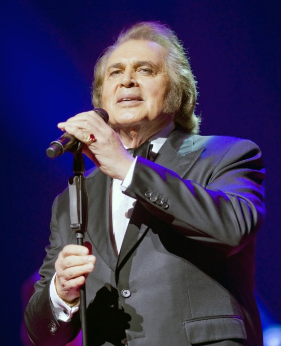 BIRMINGHAM, UNITED KINGDOM - NOVEMBER 13: (FILE PHOTO) Engelbert Humperdinck performs on stage at Symphony Hall on November 13, 2011 in Birmingham, United Kingdom. Engelbert Humperdinck will represent the UK at this year's Eurovision Song Contest. (Photo by Steve Thorne/Redferns)
