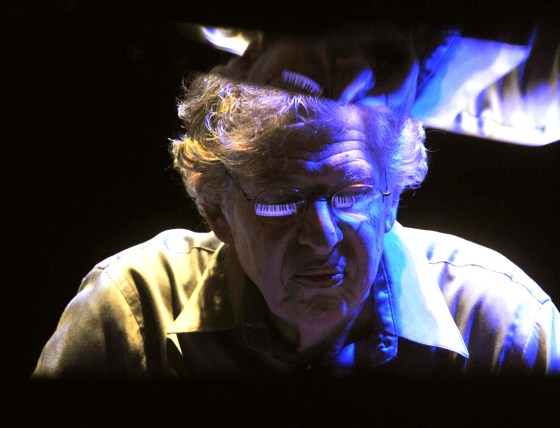 American composer, keyboardist, and improvisor Richard Teitelbaum performs during the concert in Prague, Czech Republic, on Monday, March 5, 2012. (AP Photo/CTK, Stan Peska) SLOVAKIA OUT