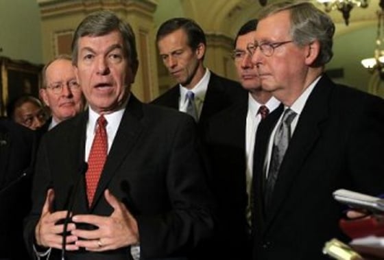 Senate GOP seems prepared to give up on its contraception fight.