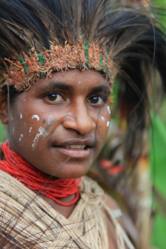 A Kosua woman in Papua New Guinea.