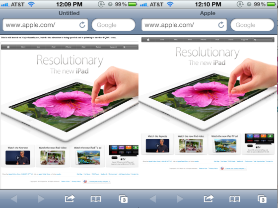 iOS security exploit