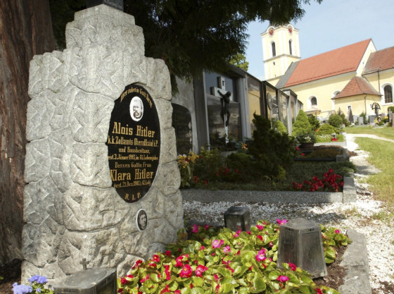 The tombstone marking the grave of Adolf Hitler's parents, Alois and Klara Hitler, was removed from an Austrian cemetery this week to deter neo-Nazi commemorations of the German dictator.