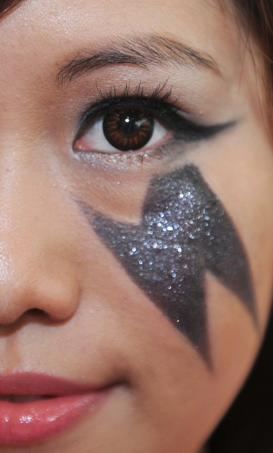 A fan of US pop diva Lady Gaga poses before her concert in Hong Kong on May 2. The eccentric star, who has a record number of almost 22 million followers on Twitter, kicked off her world tour in Seoul on April 27 and will play three concerts in Hong Kong followed by Japan, Singapore, New Zealand and Australia.