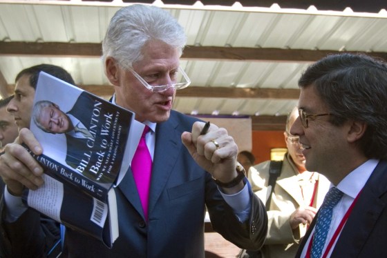 Bill Clinton, the 42nd president, was a man of modest means, relatively speaking, before leaving the presidency. He has since earned a substantial income as an author and public speaker.