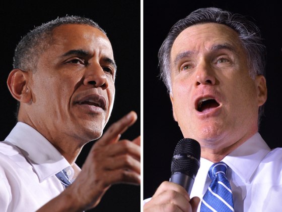 President Barack Obama and GOP presidential candidate Mitt Romney