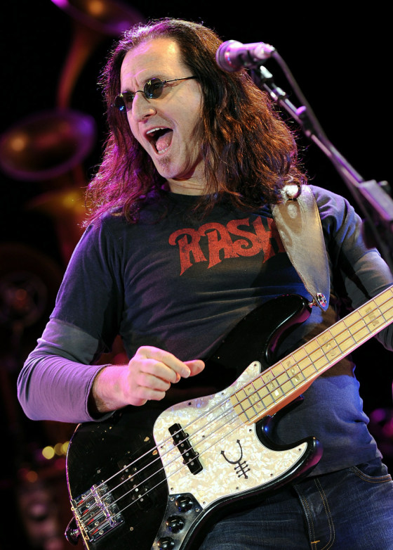 Geddy Lee of Rush.