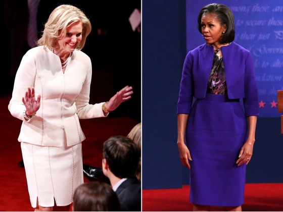 Michelle Obama and Ann Romney's chic debate looks