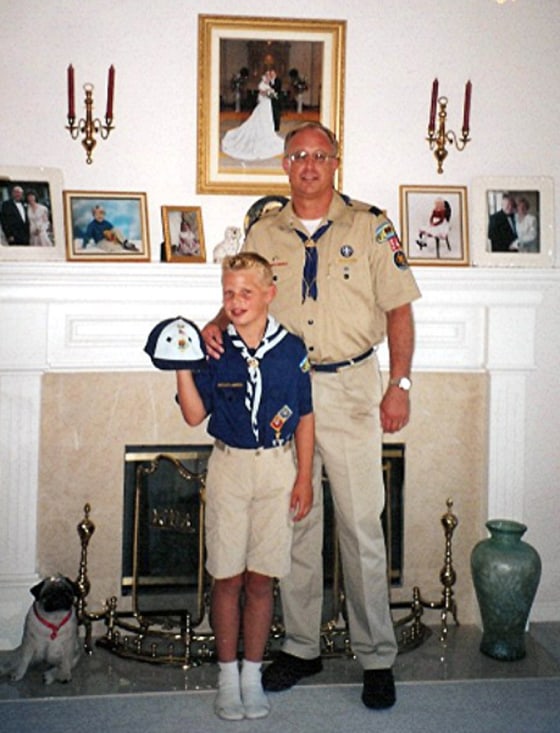 Ryan Andresen with his father Eric Andresen, 52. Ryan Andresen had completed the requirements to earn his Eagle Scout award, but his his father, Eric, said the Scoutmaster told him his son wouldn't get it because he recently came out as gay. The Boy Scouts of America said Andresen was no longer eligible for membership in Scouting because of his sexual orientation and since he does not agree to the BSA's principle of
