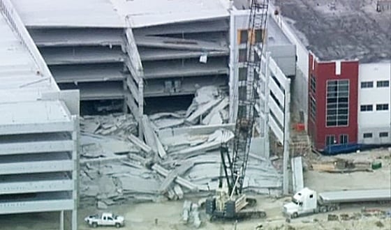 Miami-Dade Fire Rescue responded to a garage collapse at Miami-Dade College's west campus in Doral, Oct. 10, 2012, officials said Wednesday.