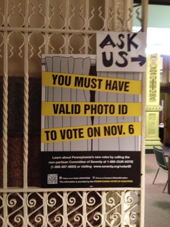 Earlier today in Philadelphia City Hall. Click for the original photo.