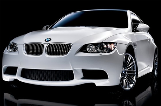 This white BMW is sporting the color most popular with auto buyers this year.