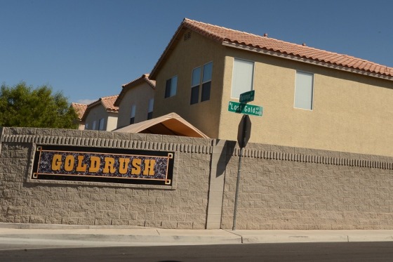 The Goldrush estates are seen in Las Vegas, which has long had the dubious distinction of being America's foreclosure capital. As foreclosures decline, home prices are slowly rising in many markets.