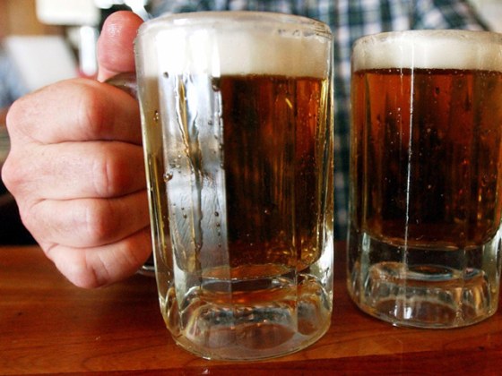 I'll never drink again! Never mind. Cheers!