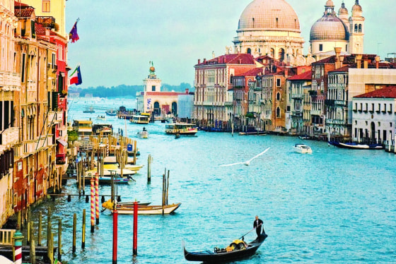 The Grand Canal in Venice.