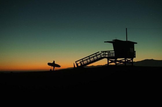 Sunset at Venice Beach, Calif.