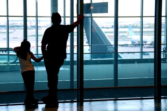 While waiting to board a plane, there's plenty going on to keep kids -- and adults -- occupied. Once on board, however, it's best to have a bag full of things to keep busy.