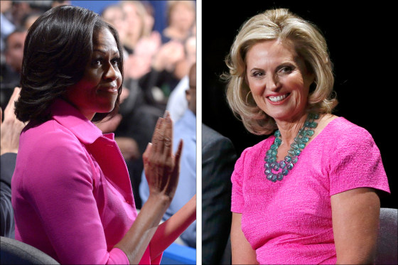 (Left) First Lady Michelle Obama, (Right) Ann Romney