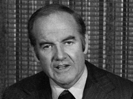 The former Democratic Sen. George McGovern, who lost the 1972 presidential election to Richard Nixon and gained fame throughout his career for his devotion to fighting hunger and opposing war.