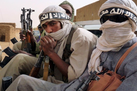 Militiaman from the Ansar Dine Islamic group, who said they come from Niger and Mauritania in northeastern Mali in June.