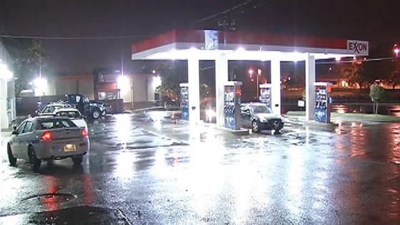 A woman claimed that a suspect jumped into her vehicle and drove away with three children inside while she was pumping gas at an Exxon station in Seat Pleasant, Md.