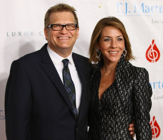 Drew Carey and Nicole Jaracz in New York in November.