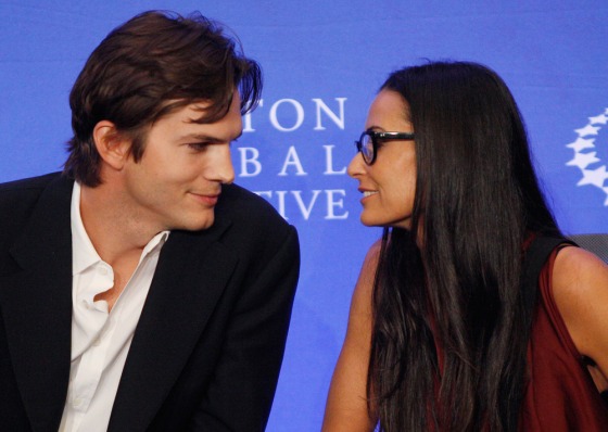 Demi: "How do I look tonight?" Ashton: "Didn't you see my last tweet?"