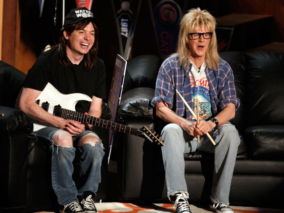 Garth is ready to party on with a third