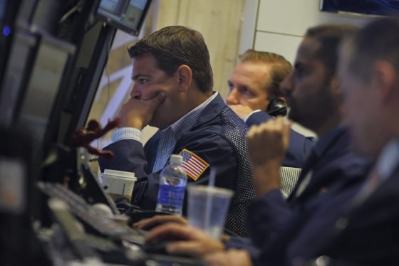 Investors were jittery Tuesday amid concerns over an escalating conflict in Syria. The Dow shed over 100 points after dropping sharply in the last hou...