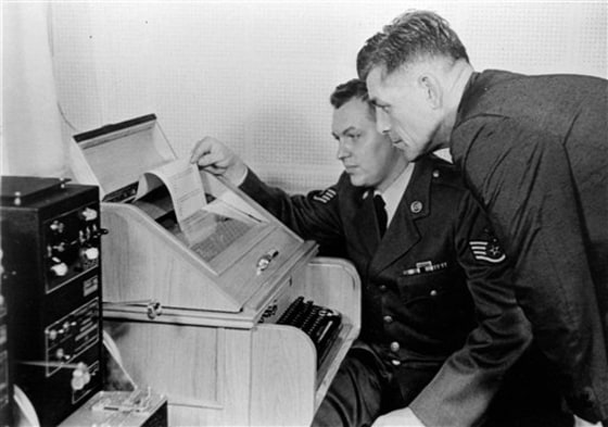 This Aug.30, 1963 black-and-white file photo shows the White House Kremlin