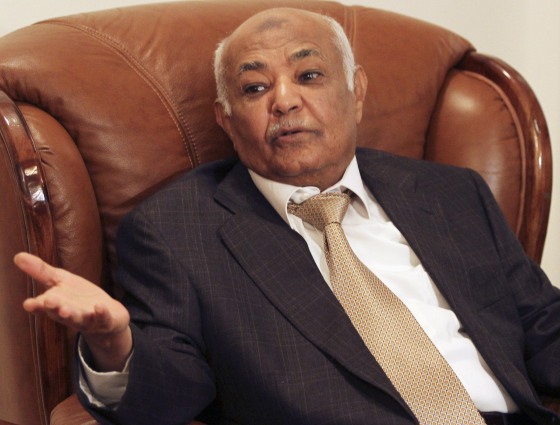 Yemeni Prime Minister Mohammed Salem Basindwa in a November 2012 photo. Basindwa escaped an assassination attempt Aug. 31.