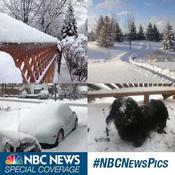 Follow NBC News' complete coverage of the blizzard on Twitter and Instagram with the hashtag #NBCNewsStorm.