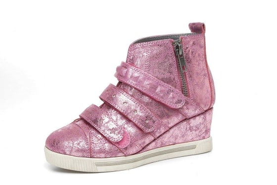 High heel sneakers wedge their way onto kids feet but should they