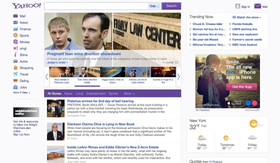 The New Yahoo! Design: What's Changed?