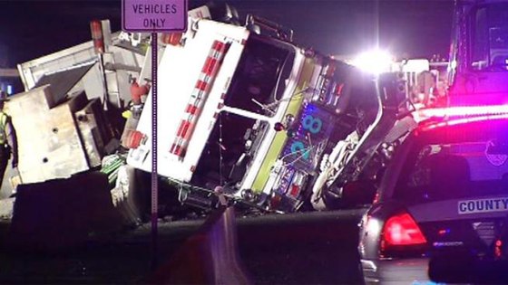 A serious crash on the I-495 Beltway, early Wednesday.