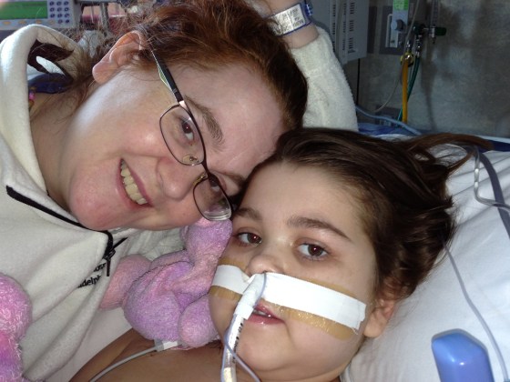Janet Ruddock Murnaghan and her daughter, Sarah Murnaghan, who received a lung transplant.