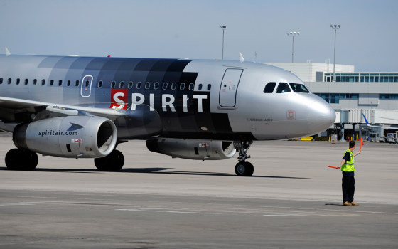 A Spirit Airlines Airbus A319