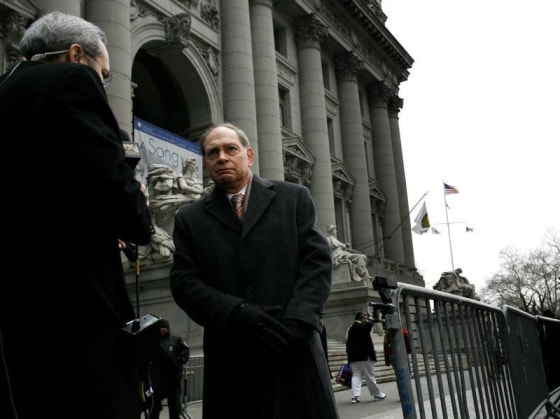 Irving Picard. the bankruptcy trustee in the Bernard Madoff case, speaks to the press outside the U.S. Bankruptcy Court in New York February 2, 2010. ...