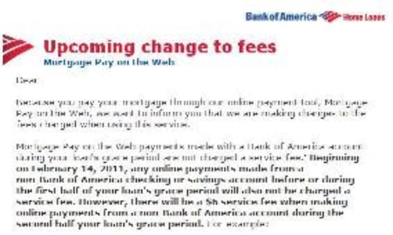 A copy of the notice sent to consumers.