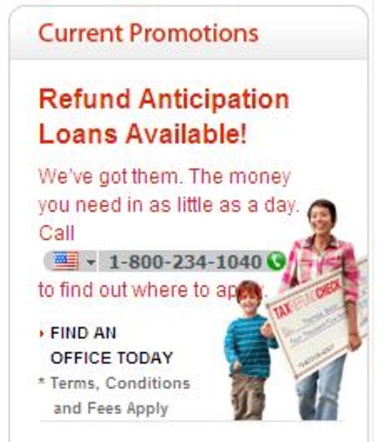 This ad still appears on JacksonHewitt.com.