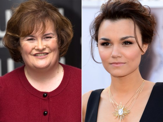 Susan Boyle and Samantha Barks.