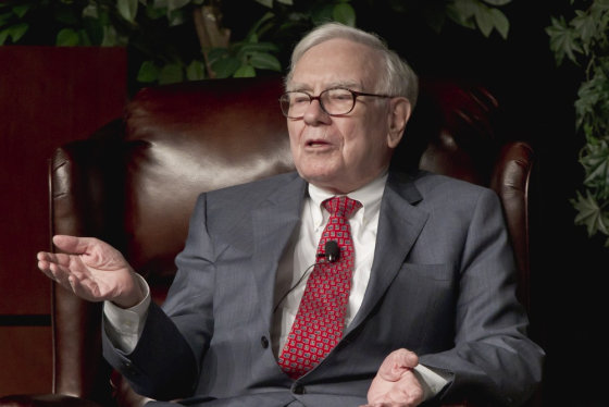 In this Nov. 14, 2011 file photo, billionaire investor Warren Buffett speaks in Omaha, Neb.